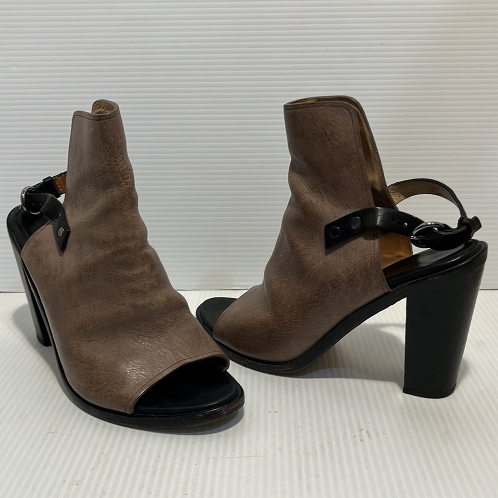 RAG & BONE WYATT Peep Toe Booties 39